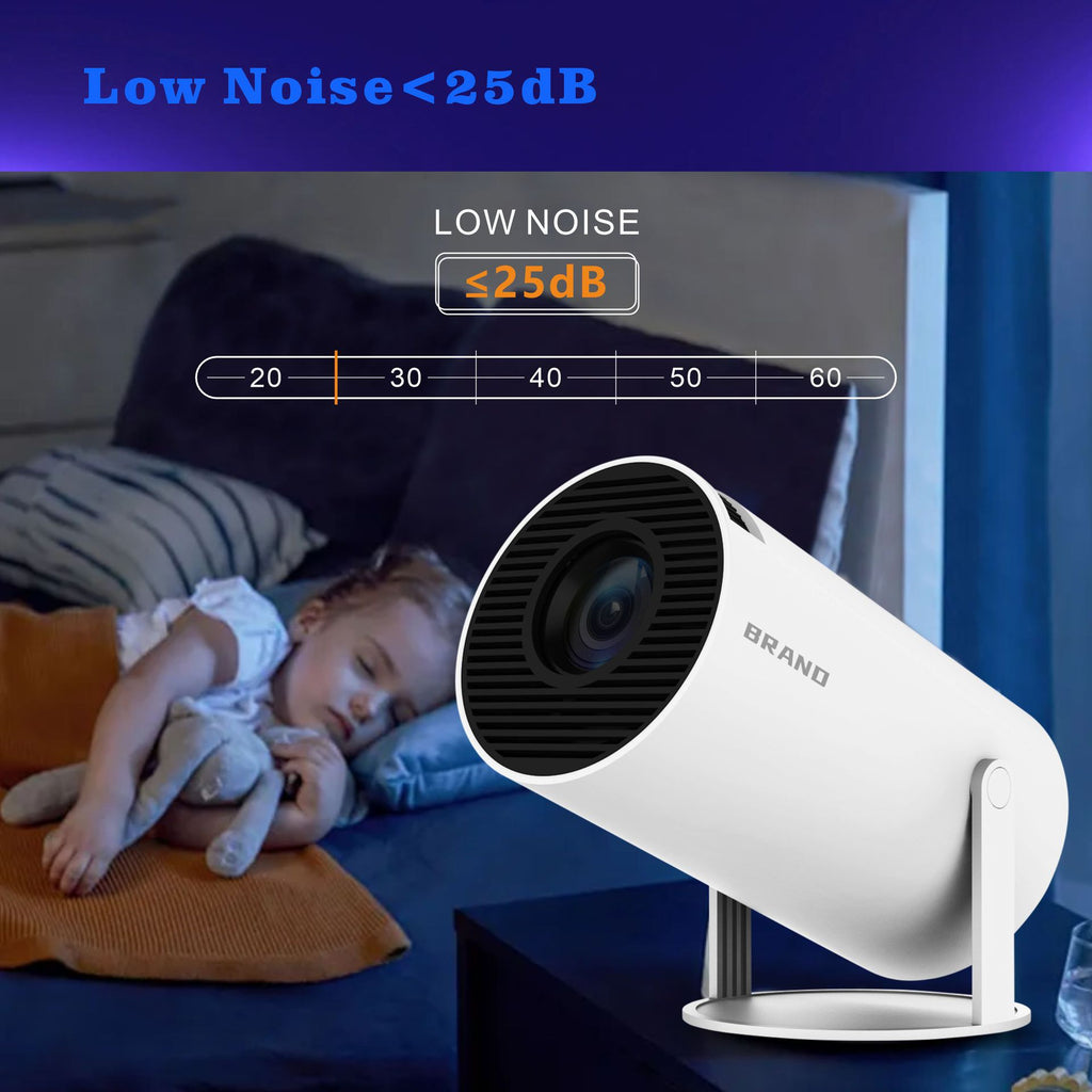 Halloween Smart Mini Projector with Low Noise Technology