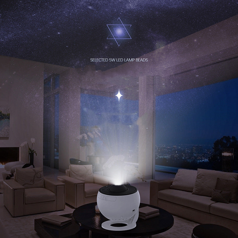 Galaxy Projector displaying solar system projection