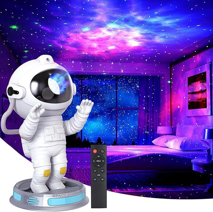 Astronaut Galaxy Projector with Northern Lights projection