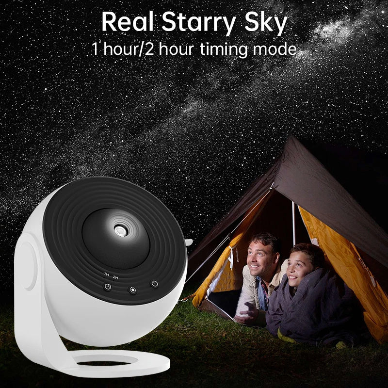 Galaxy projector timer function