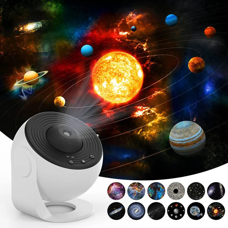 12-in-1 Galaxy Projector HD Starry Sky Night Light
