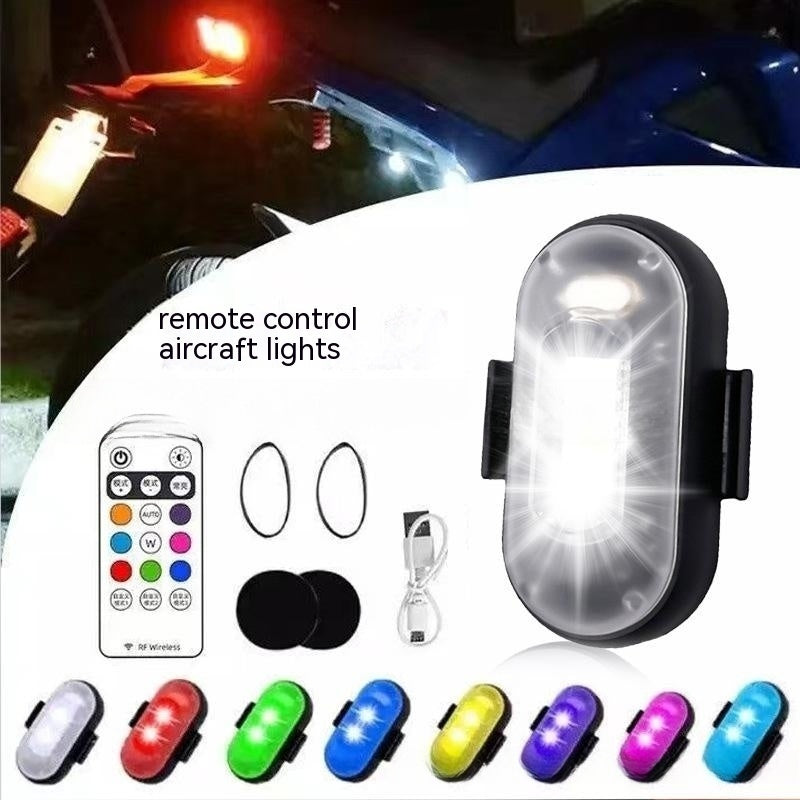 Wireless RGB LED Car Strobe Light