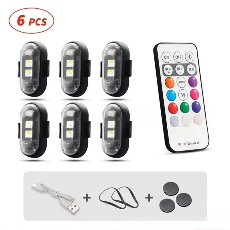 Remote Control Car Interior LED Light