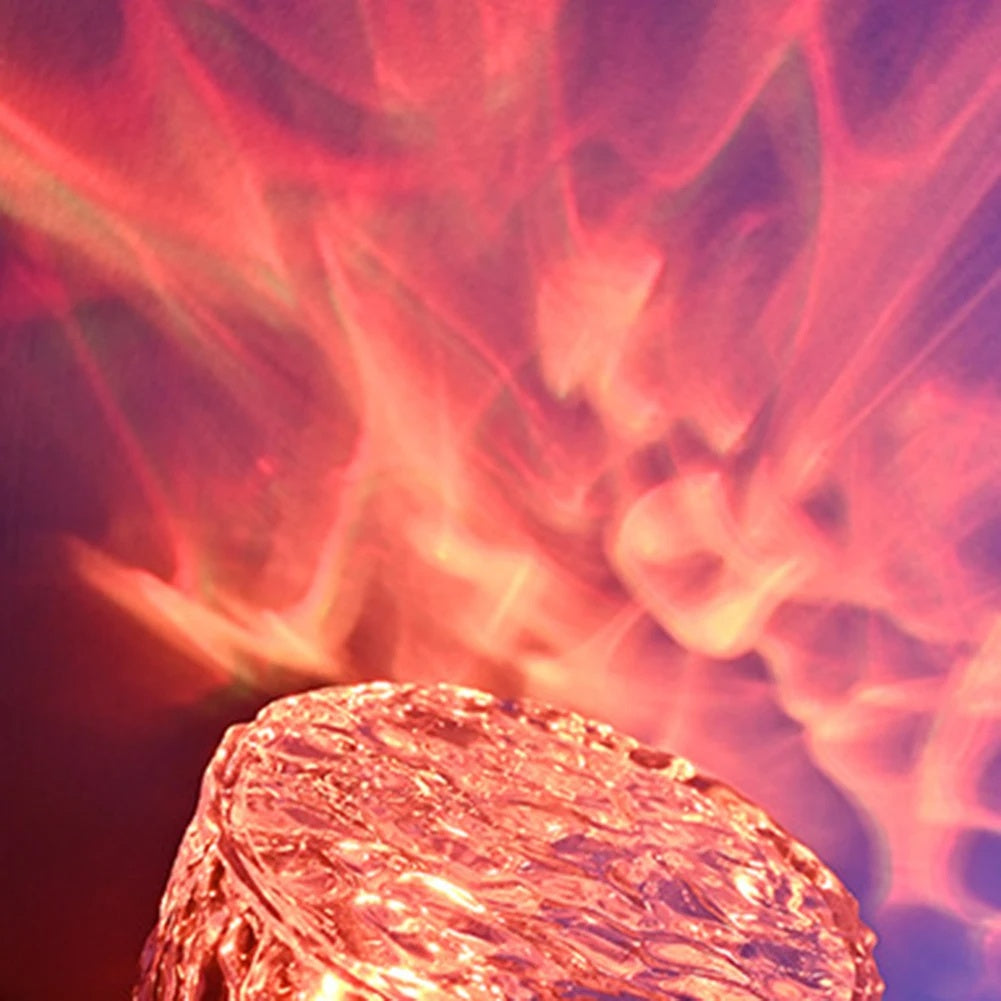 USB Rechargeable Crystal Table Lamp