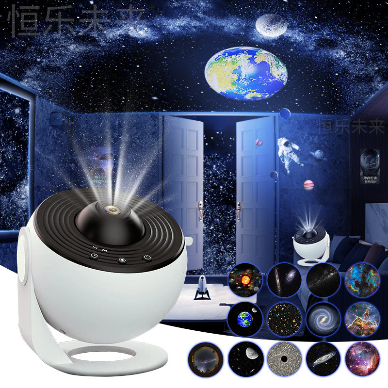 360 rotating star projector lamp