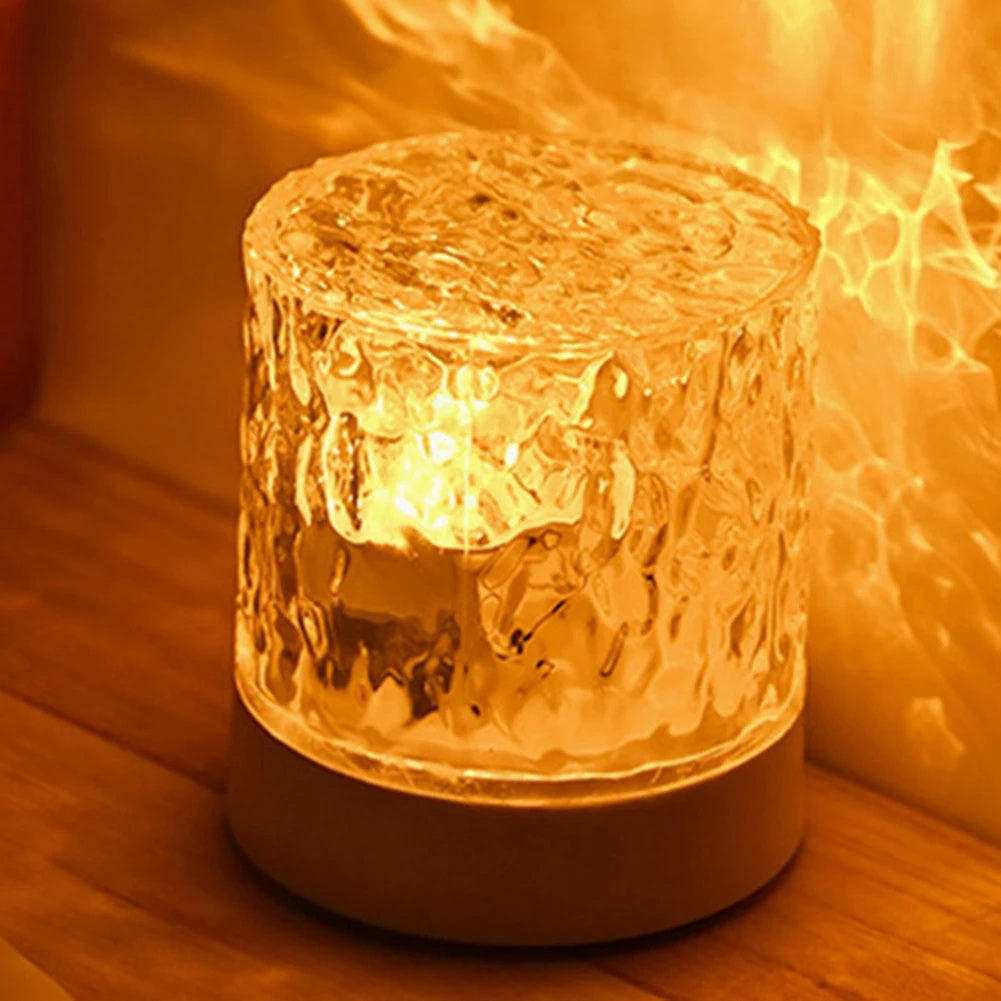 RGB Crystal Water Ripple Night Light