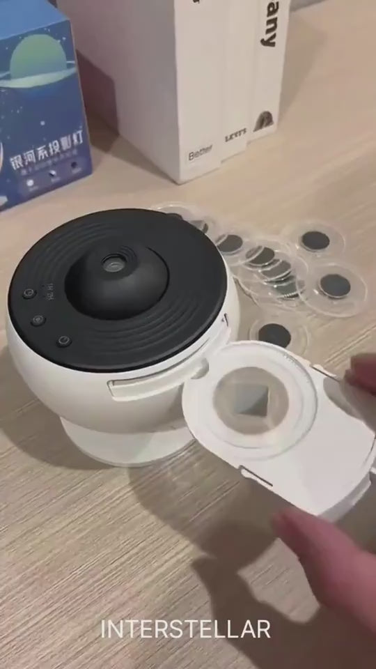 Galaxy projector lifestyle video