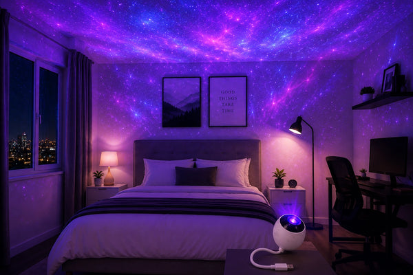 Bedroom transformed with premium ambient LED lighting